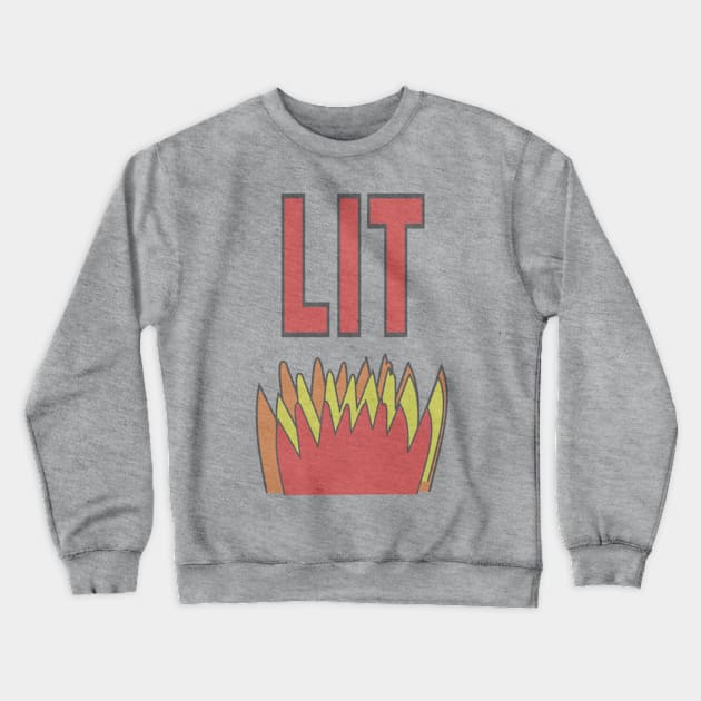 LIT Crewneck Sweatshirt by STONEYGHOST